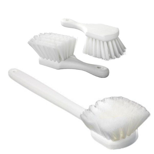 Counter Duster – White 5 x 15 Row Polypropylene Bristle Plastic Handle  M550081 - Gordon Brush